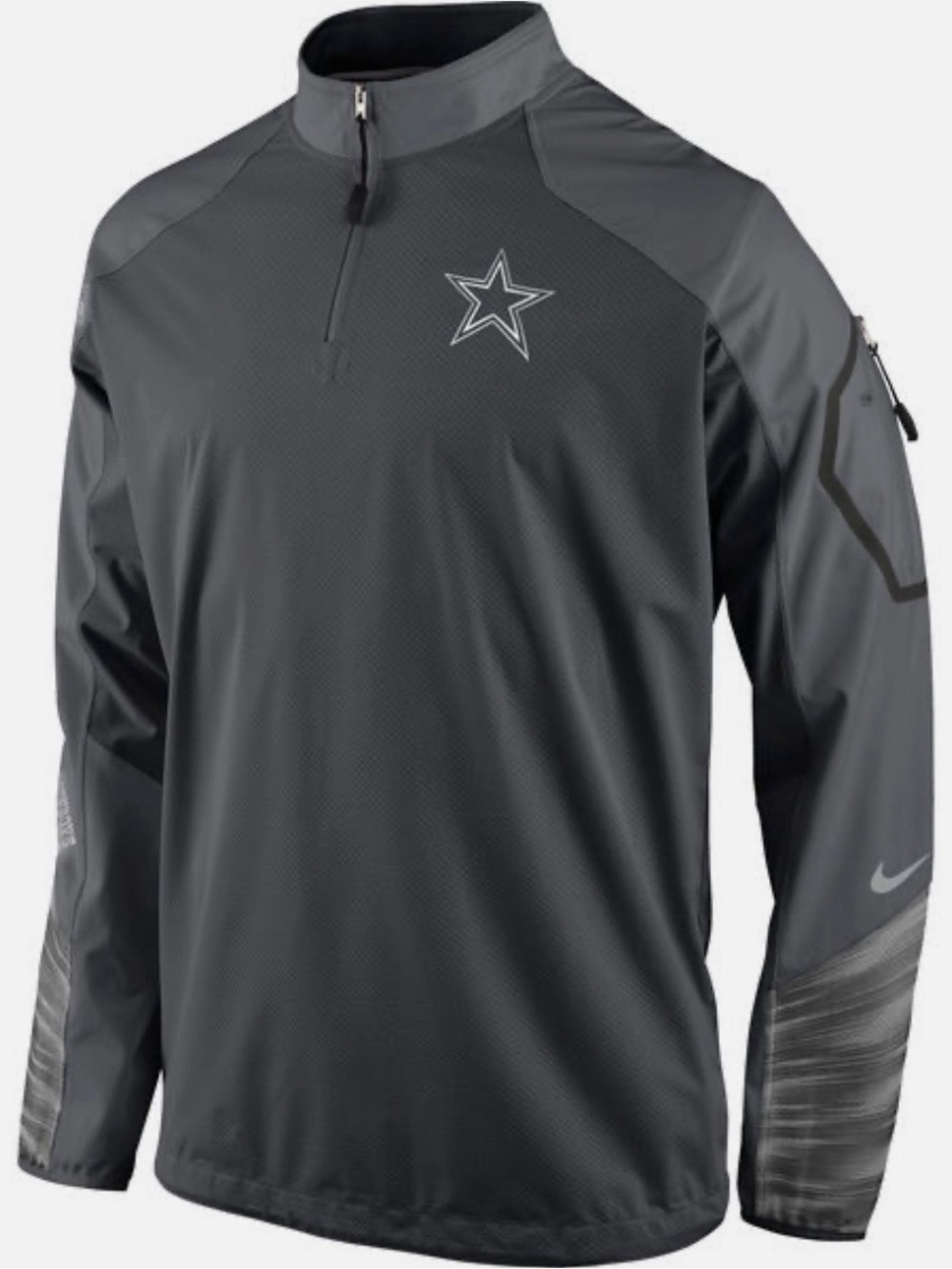 Men’s Nike Dallas Cowboys Fly Rush 2.0 Performance Jacket | Charcoal | Large
